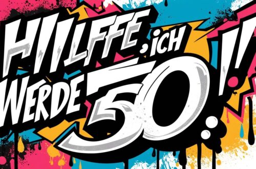 Baldige 50ster Geburtstag im graffiti stil
