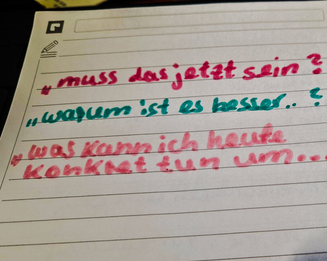 Einfache Reglexionsfragen, die Dein Leben verändern werden