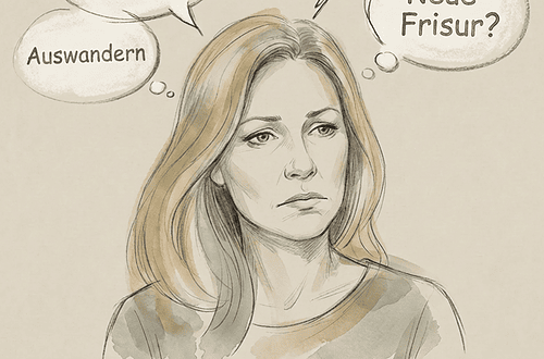 Eine Frau Mitte 40 die ihr Leben verändern möchte aber nicht weiss wo sie anfangen soll